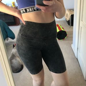 New Aerie Grey Marbled Bike Shorts